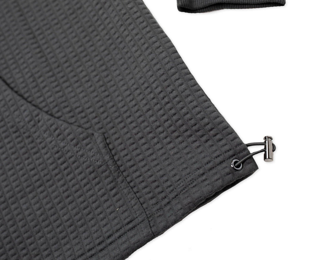 Men's Waffle Tech Hoodie (Carbon)