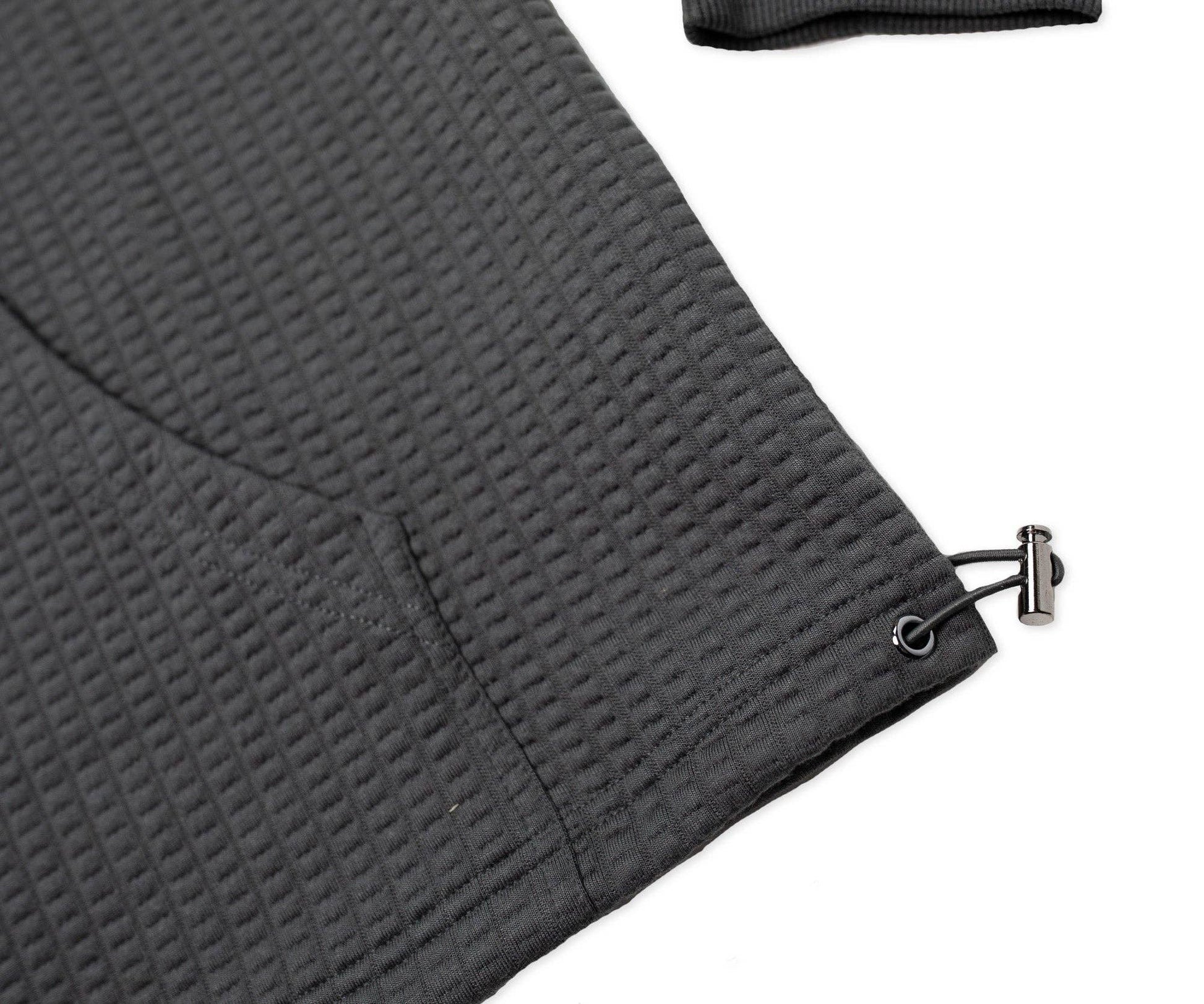 Men's Waffle Tech Hoodie (Carbon)