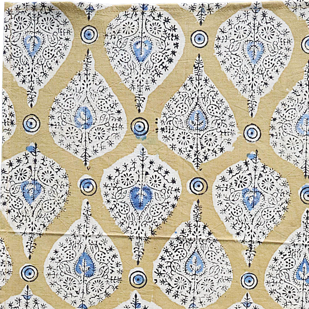 Teardrop Garden - Kalamkari Cotton Bandana