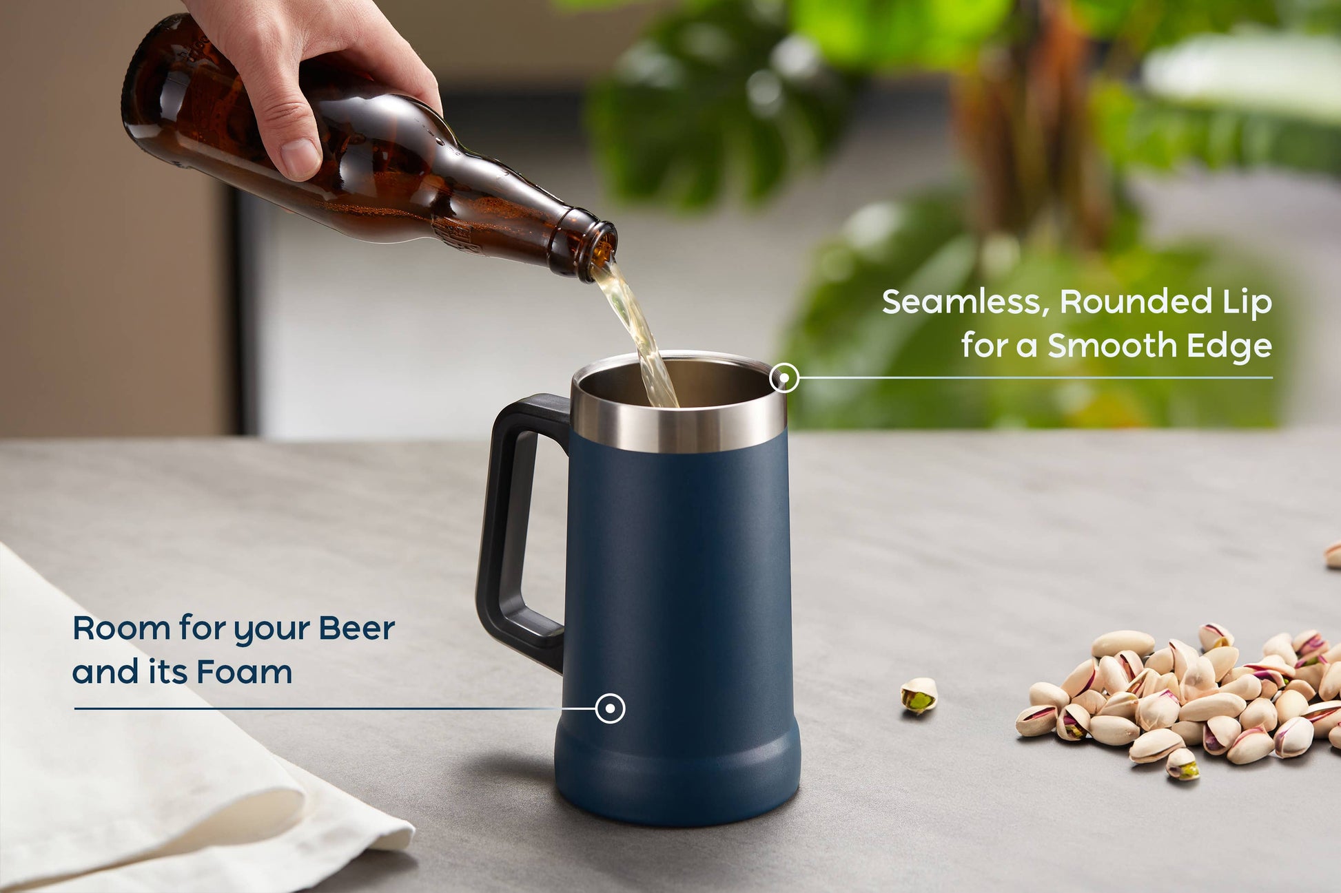 Kook Beer Stein, 23.7 oz