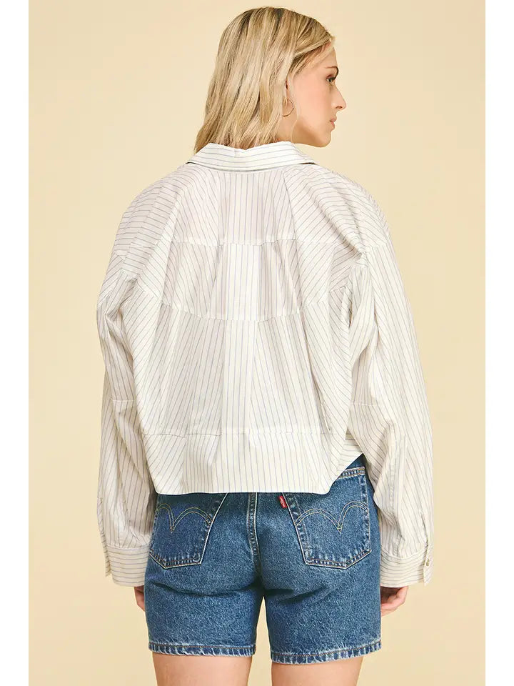 Striped Button Down Shirt