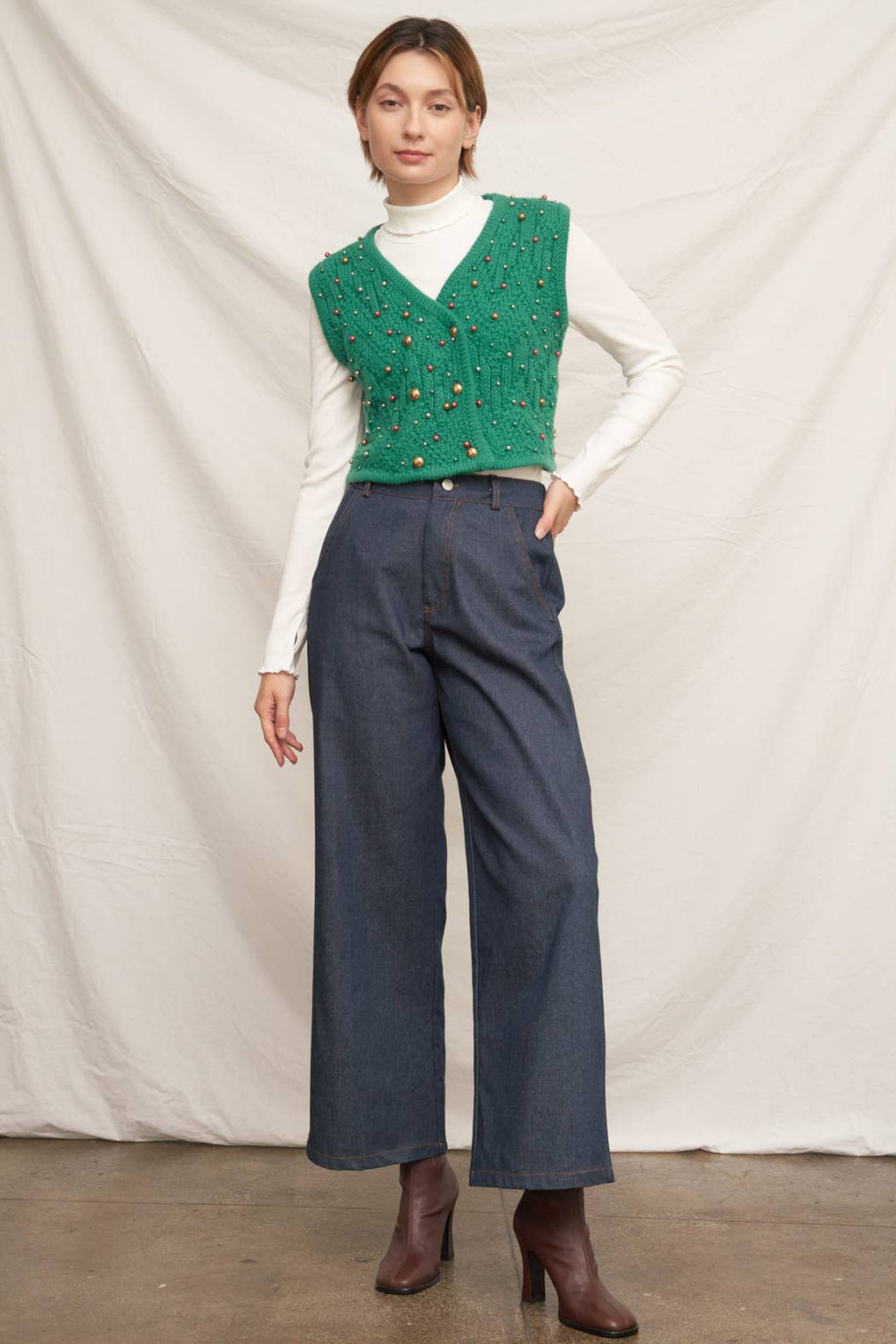 Christmas Tree Sweater Vest