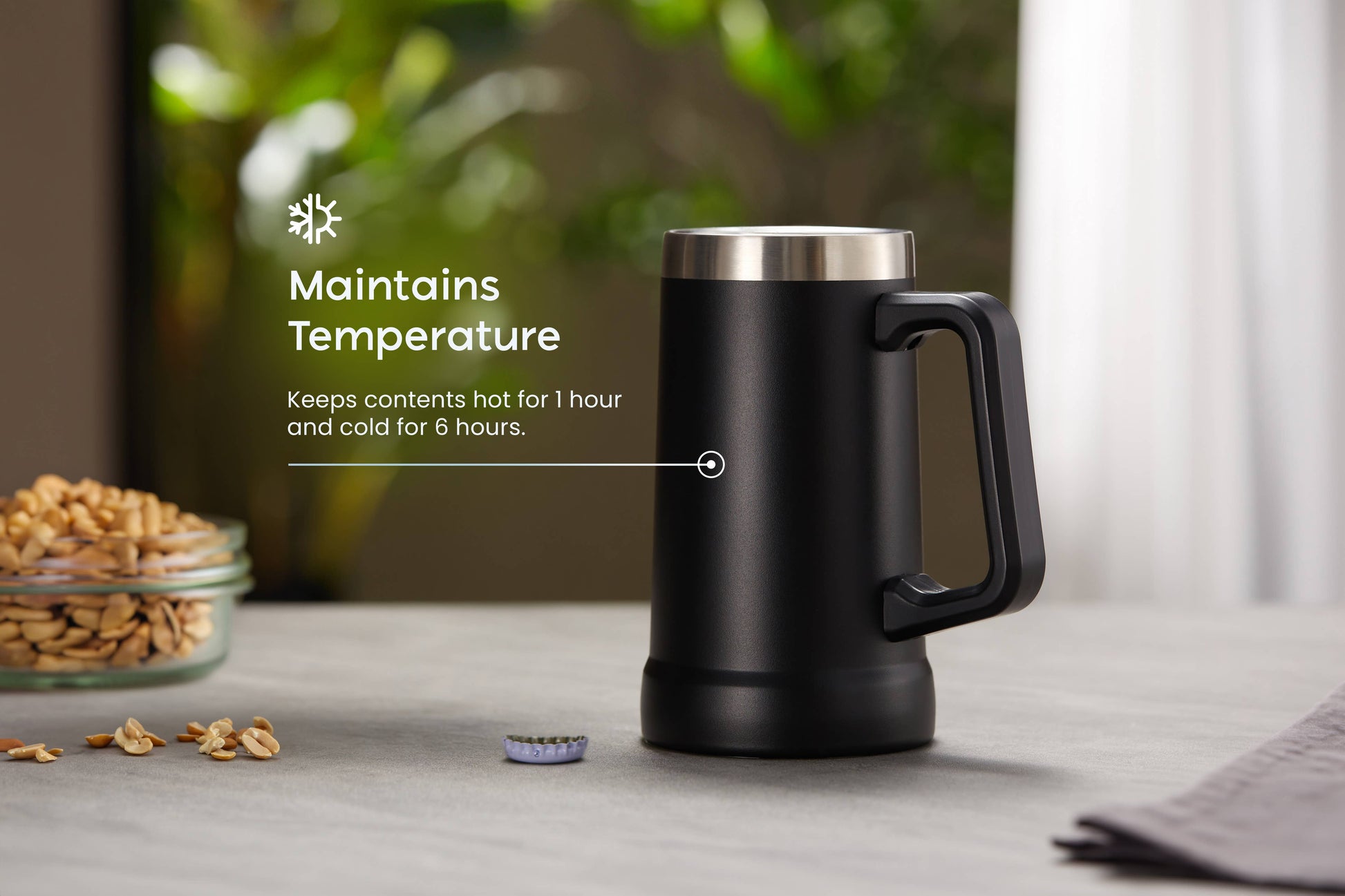 Kook Beer Stein, 23.7 oz