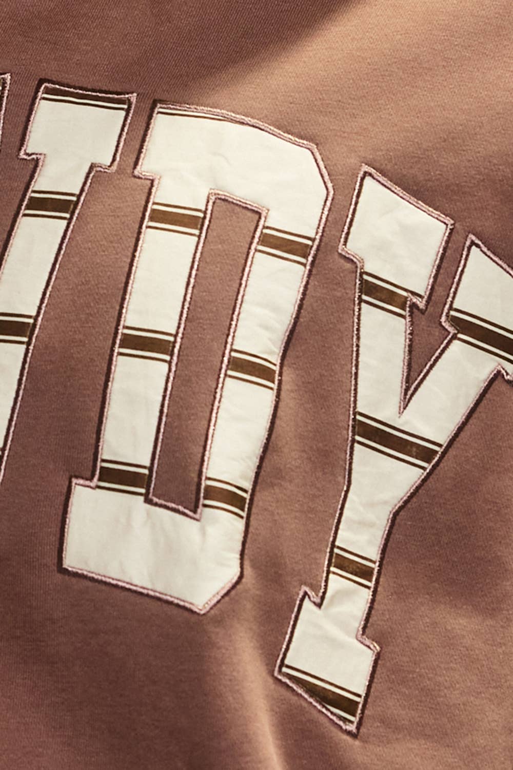 'Howdy' Mock-Neck Sweatshirt