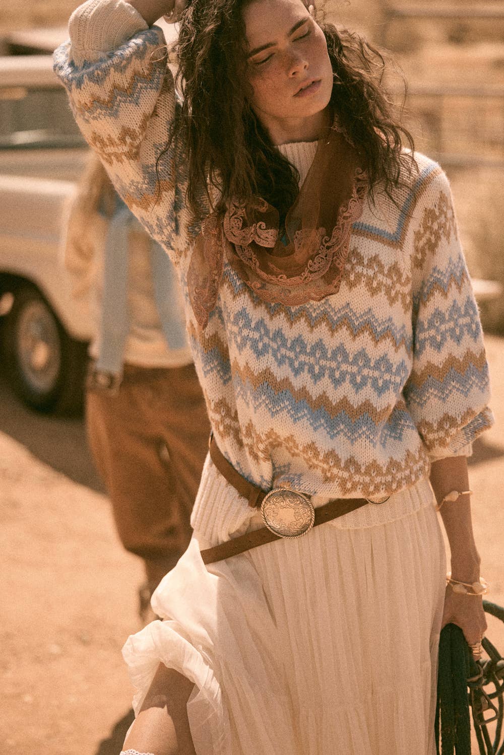 Fair Isle Knit Sweater