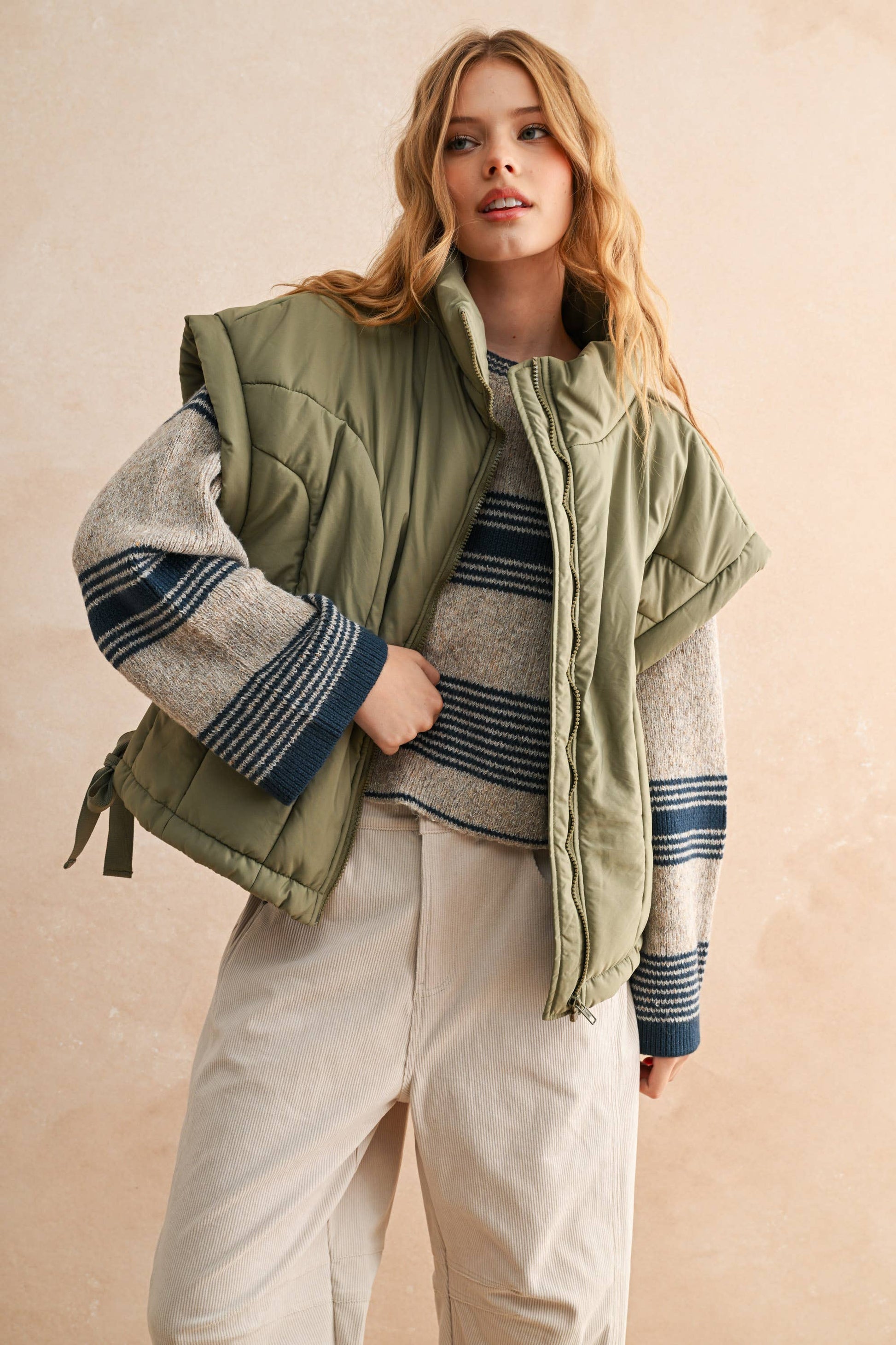 J5641   PUFFER OVERSIZED VEST