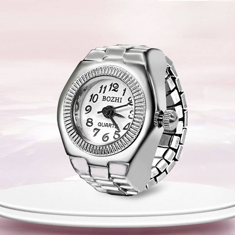Stainless Steel Ring-Shaped Watch Design | 40R126
