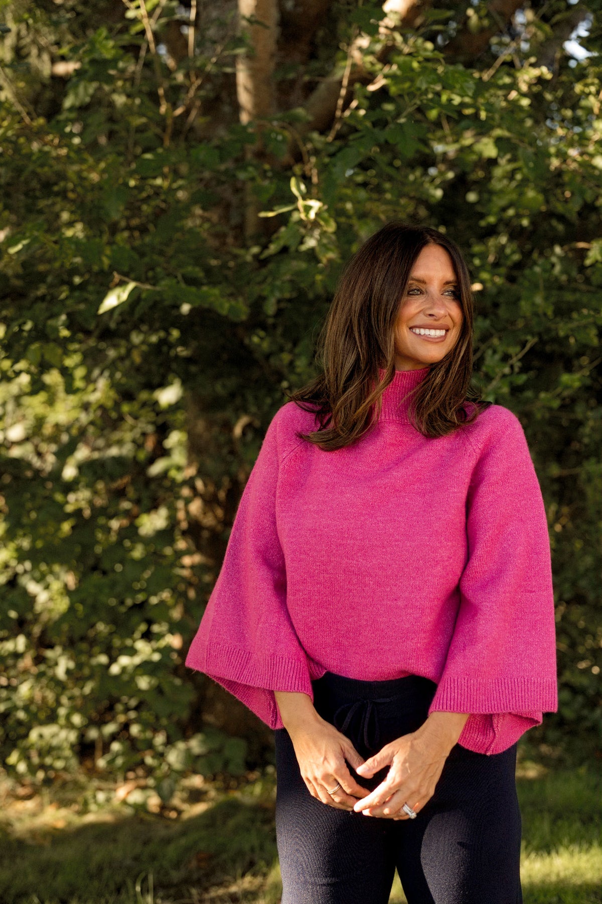 Wide Sleeve Turtleneck Sweater