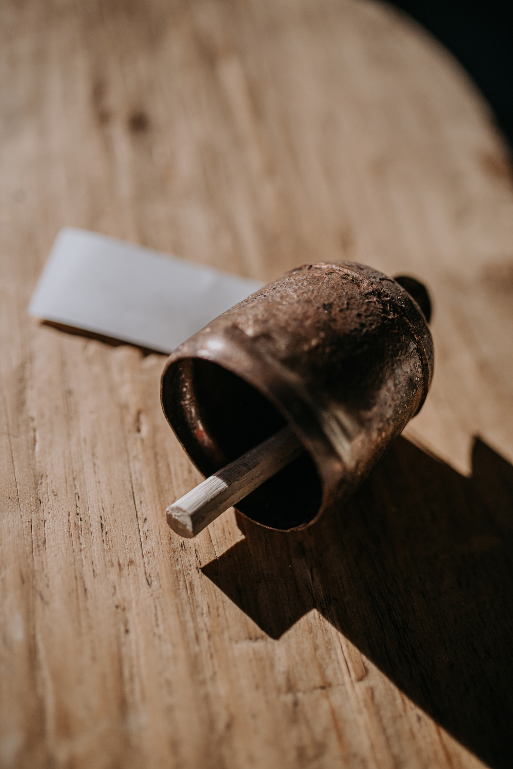 Vintage Inspired Copper Desert Bell Small Christmas Decor