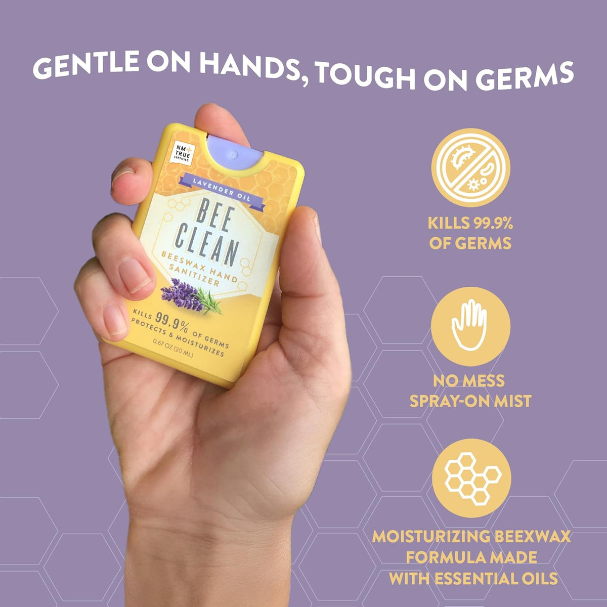 Bee Clean Beeswax Hand Sanitizer | 2 Scents
