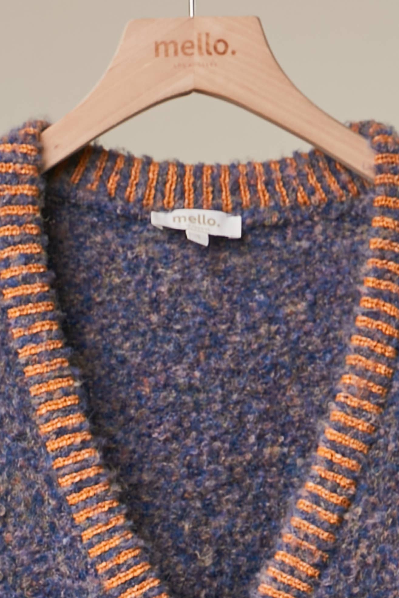 Rodeo Embroidered Fuzzy Knit Cardigan