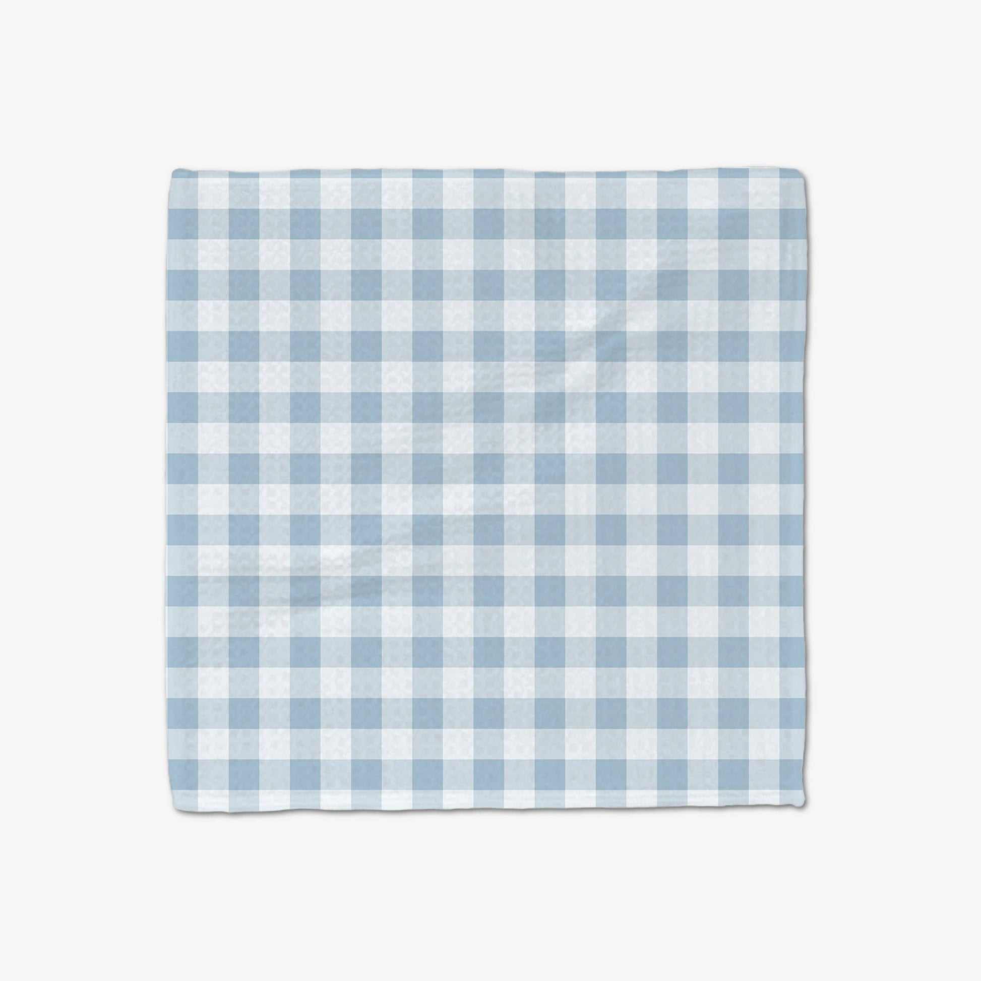 Blue Gingham Luxe Washcloth Set