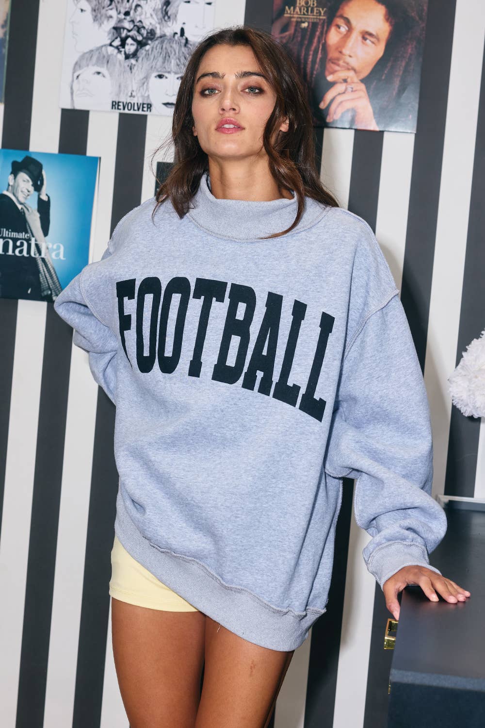 'FOOTBALL & GAMEDAY' Reversible Sweatshirt
