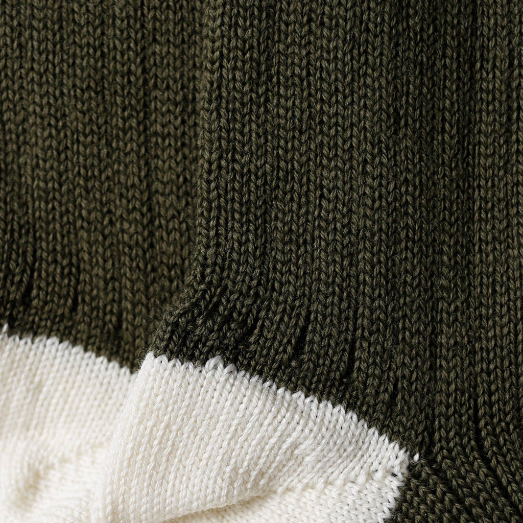 Mountain Socks - Olive Black Stripe