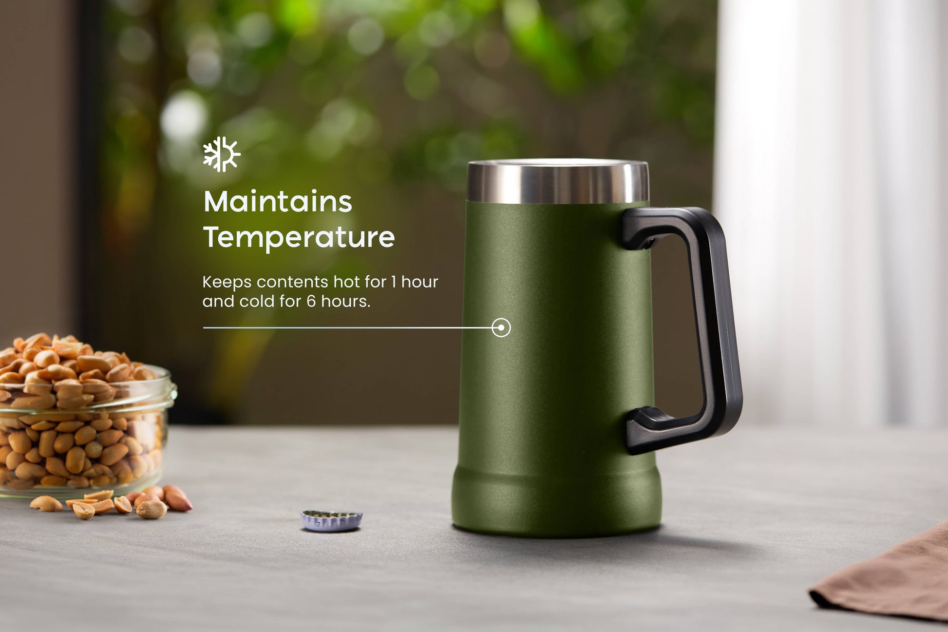 Kook Beer Stein, 23.7 oz