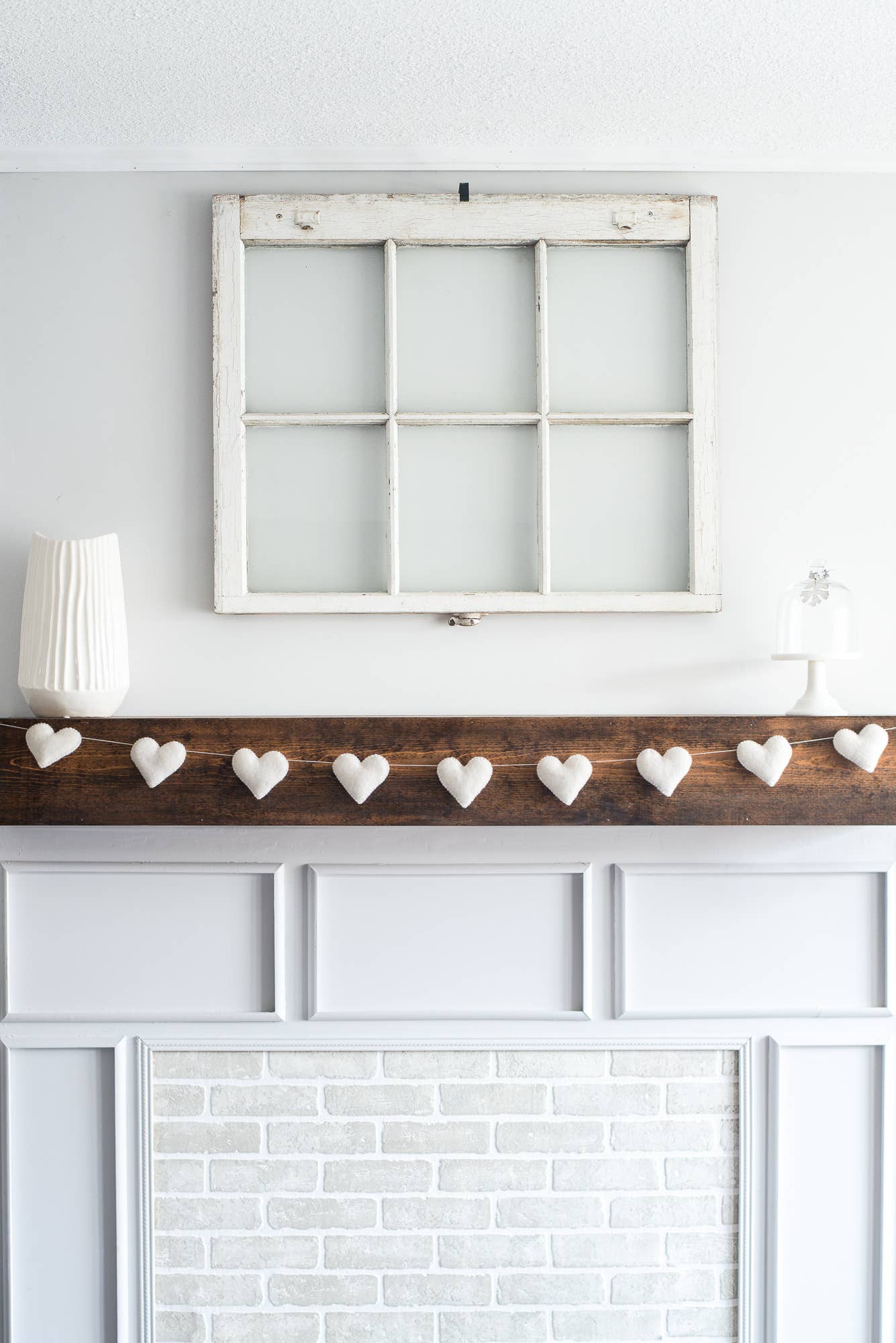 (Off-White) Hearts Garland - Wedding Decor