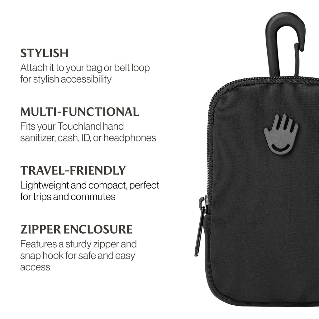 Black Touchette Pouch