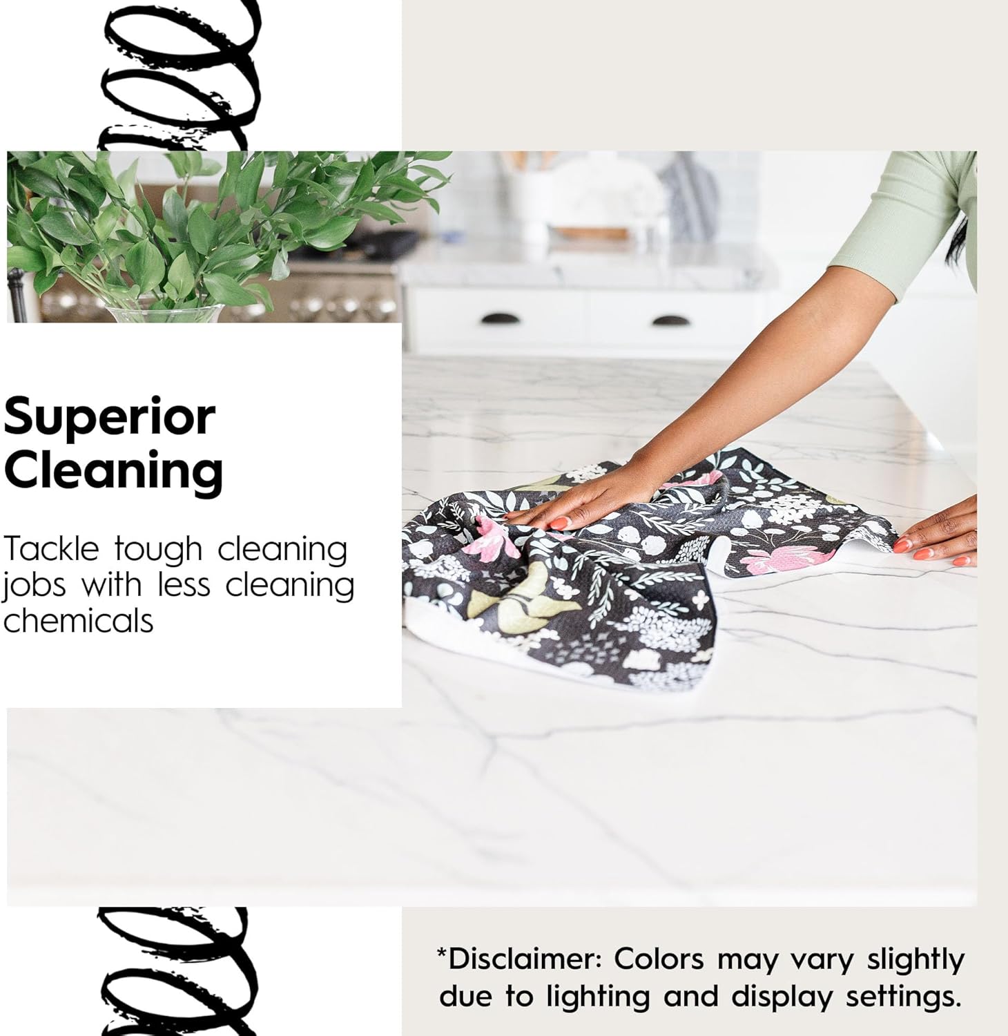 Ribbon & Cheer Geometry Tea Towel