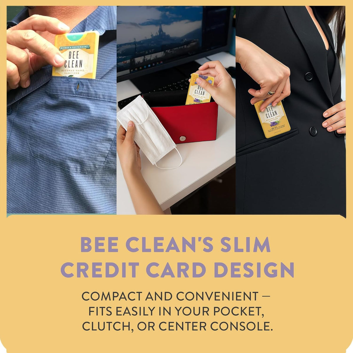 Bee Clean Beeswax Hand Sanitizer | 2 Scents