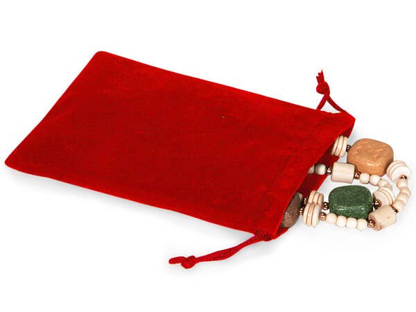 Velour Drawstring Jewelry Bags