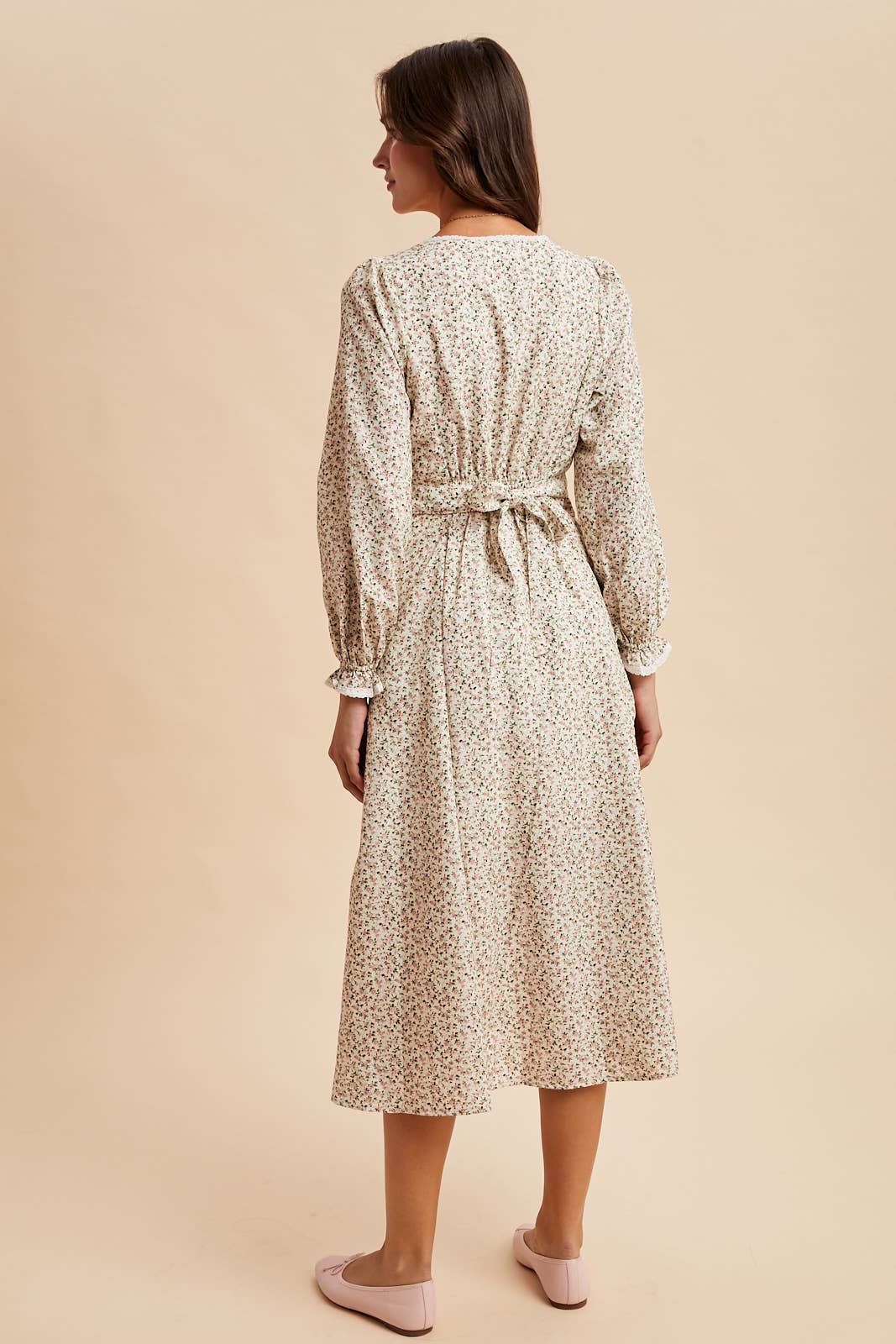 FLORAL BUTTON DOWN MAXI DRESS