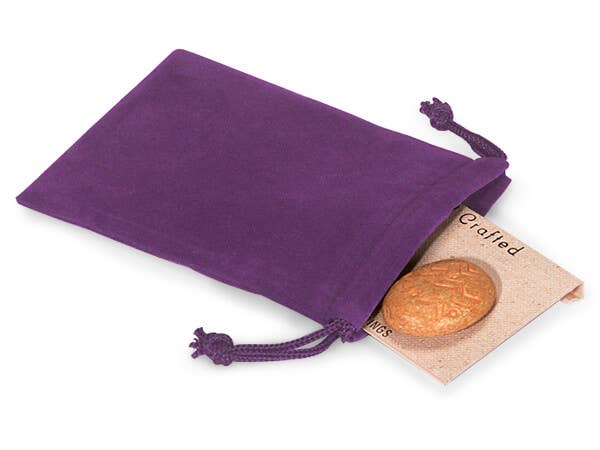 Velour Drawstring Jewelry Bags