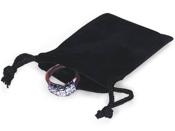 Velour Drawstring Jewelry Bags
