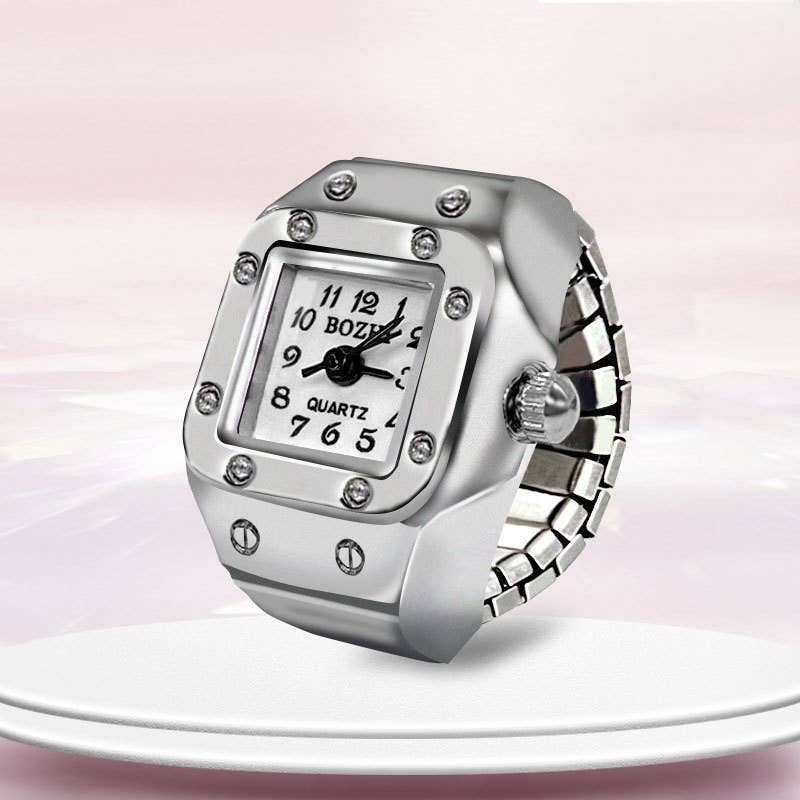 Stainless Steel Ring-Shaped Watch Design | 40R126