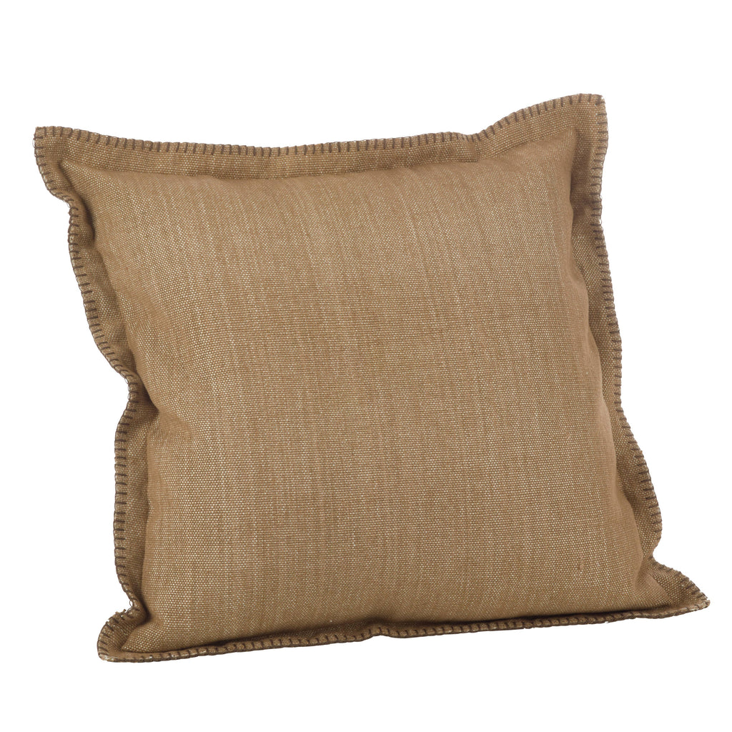 Whip Stitched Flange Pillow - Down Filled