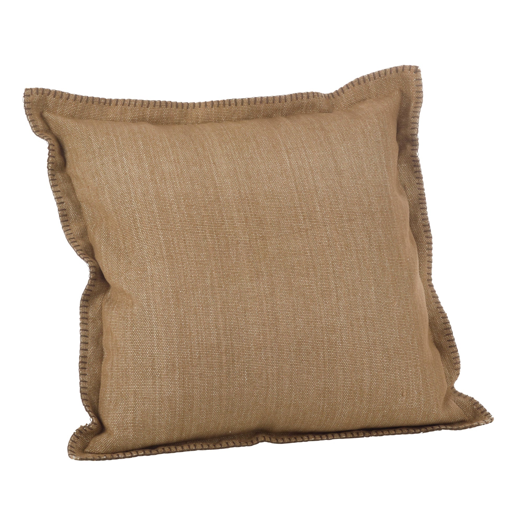 Whip Stitched Flange Pillow - Down Filled