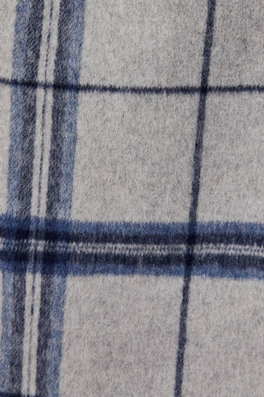 LONG SLEEVE COAT IN PLAID