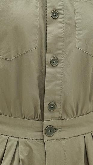 ARCHIE PLEATED ROMPER - soft moss