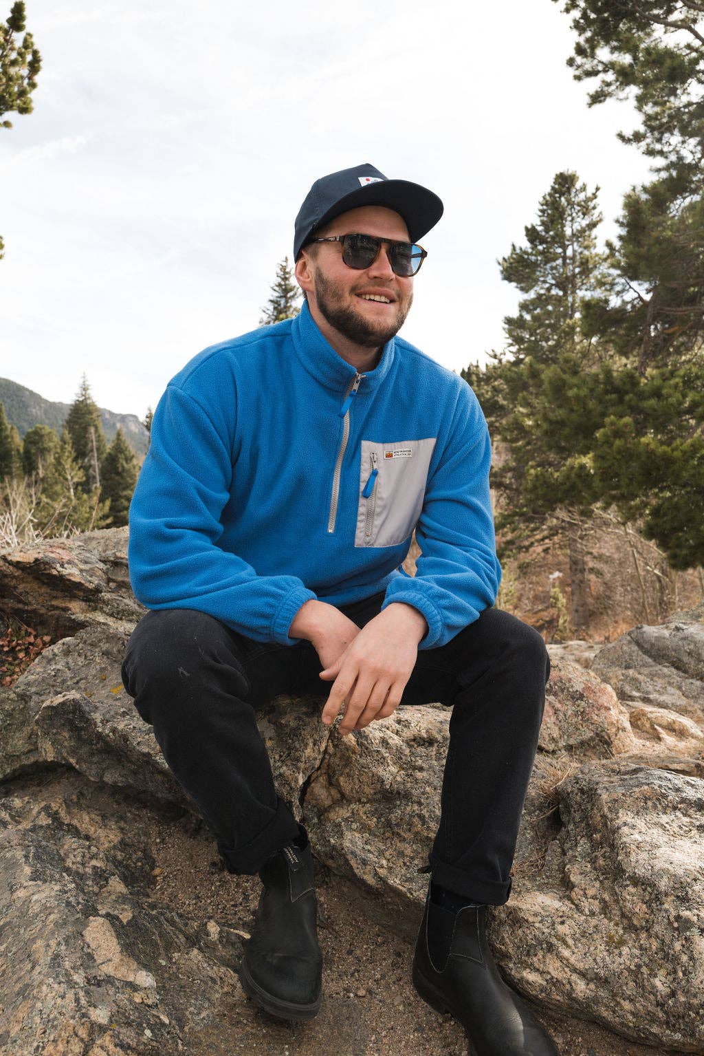 Frontier Fleece Pullover - 1/4 Zip (KY Blue)