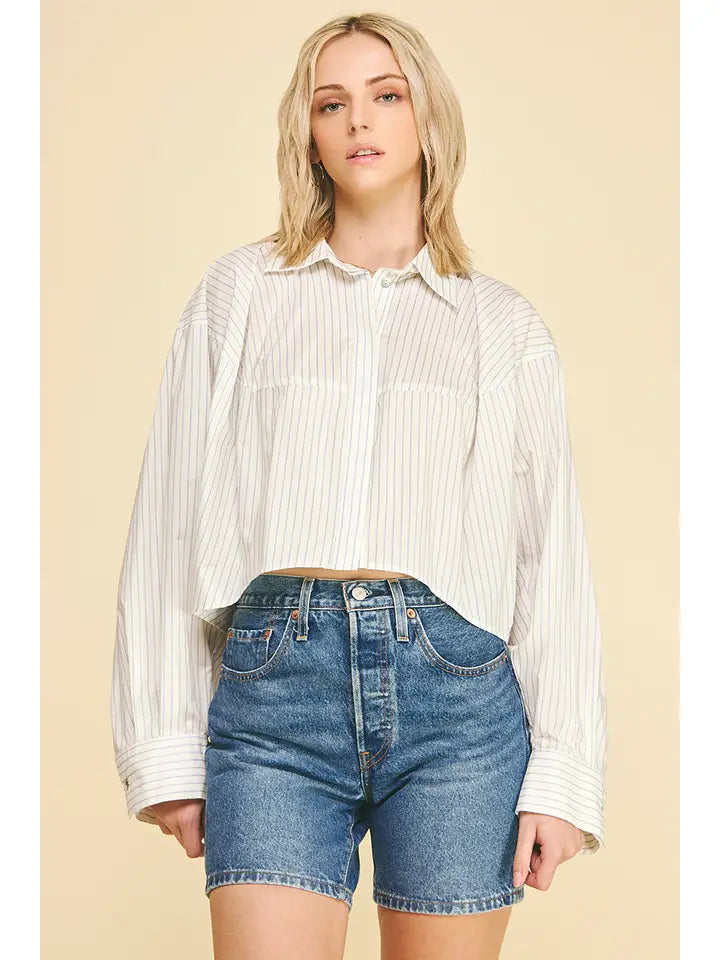 Striped Button Down Shirt
