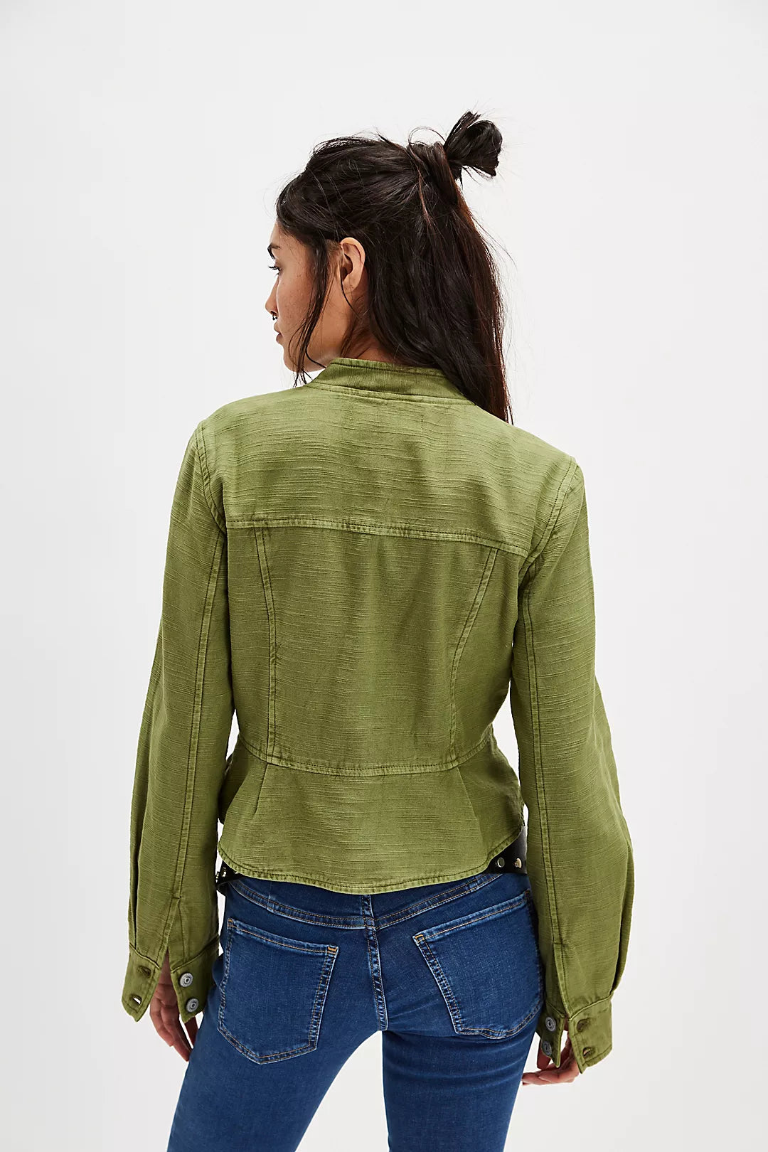 FREE PEOPLE JOCELYN COTTON in CALLISTA GREEN
