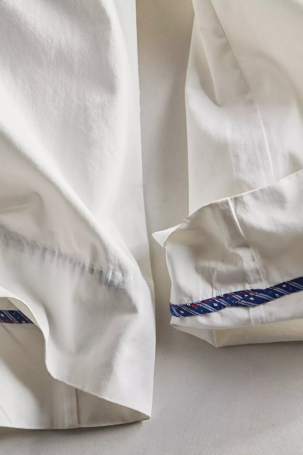 FREE PEOPLE BUCKLE BACK TROUSER in SNOW WHITE