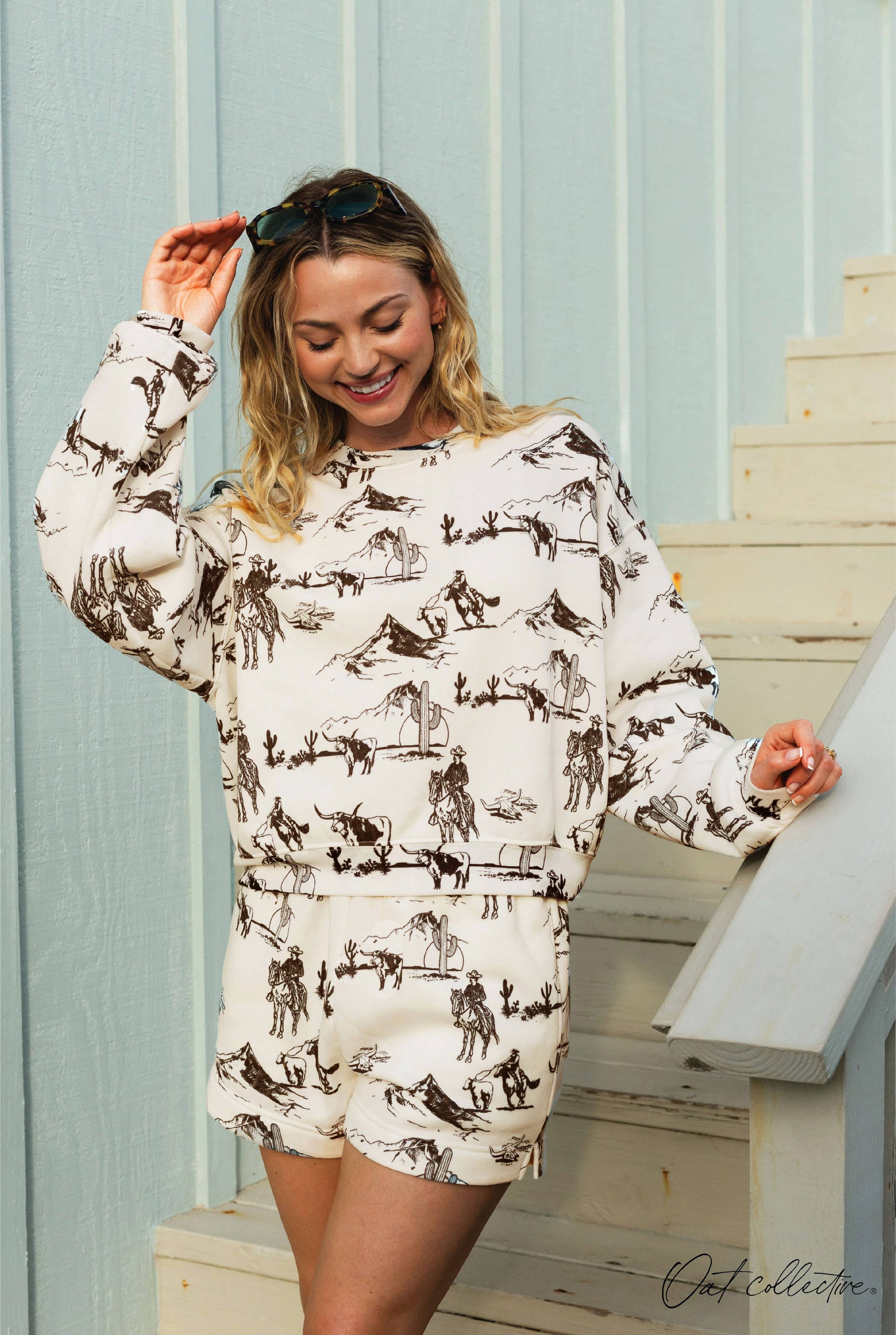 WESTERN PRINTED Sweatshirt