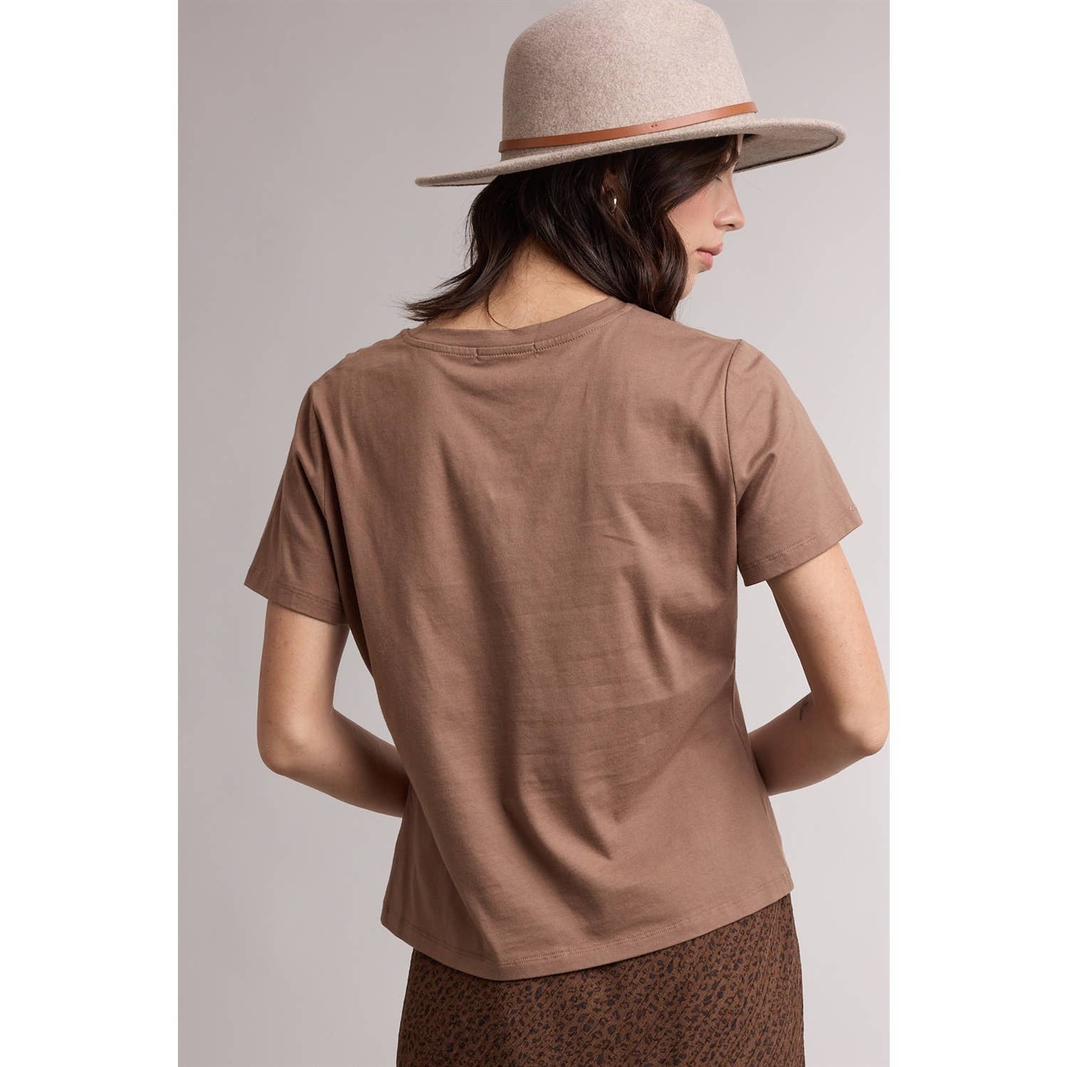 HORSESHOE WESTERN GRAPHIC CREW NECK TEE