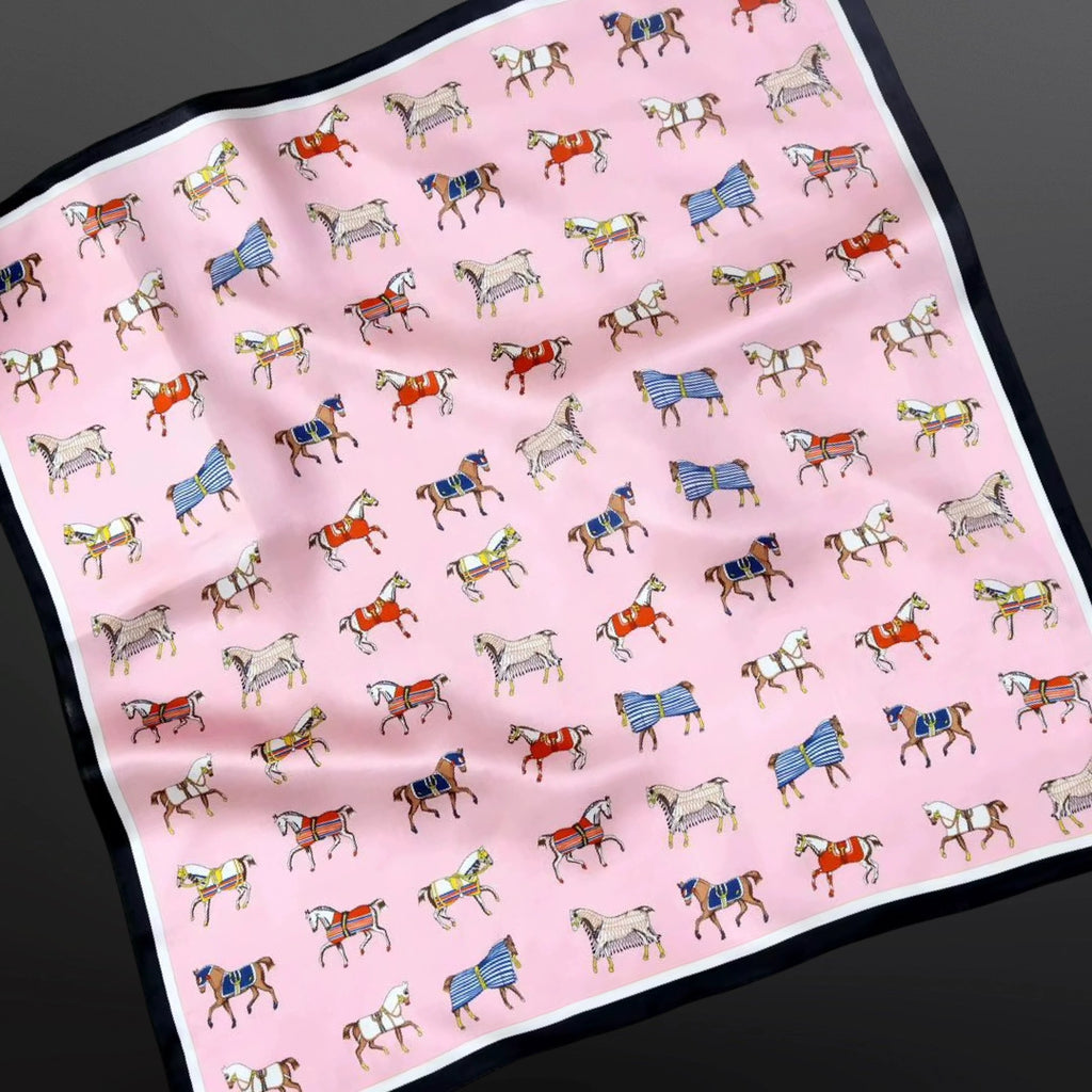 Equestrian Silk Scarf
