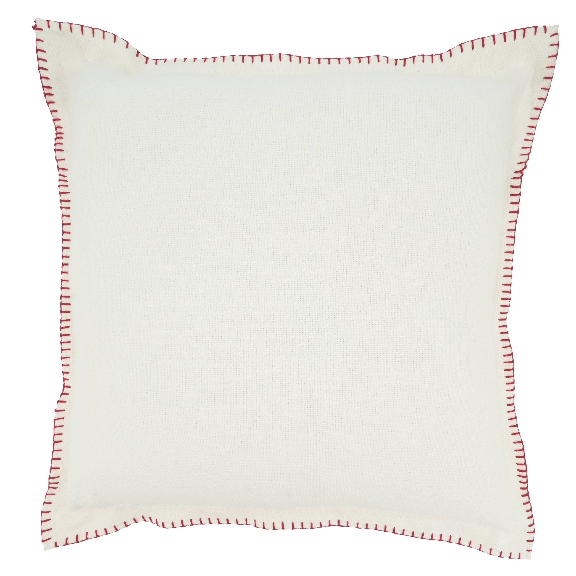 Whip Stitched Flange Pillow - Down Filled