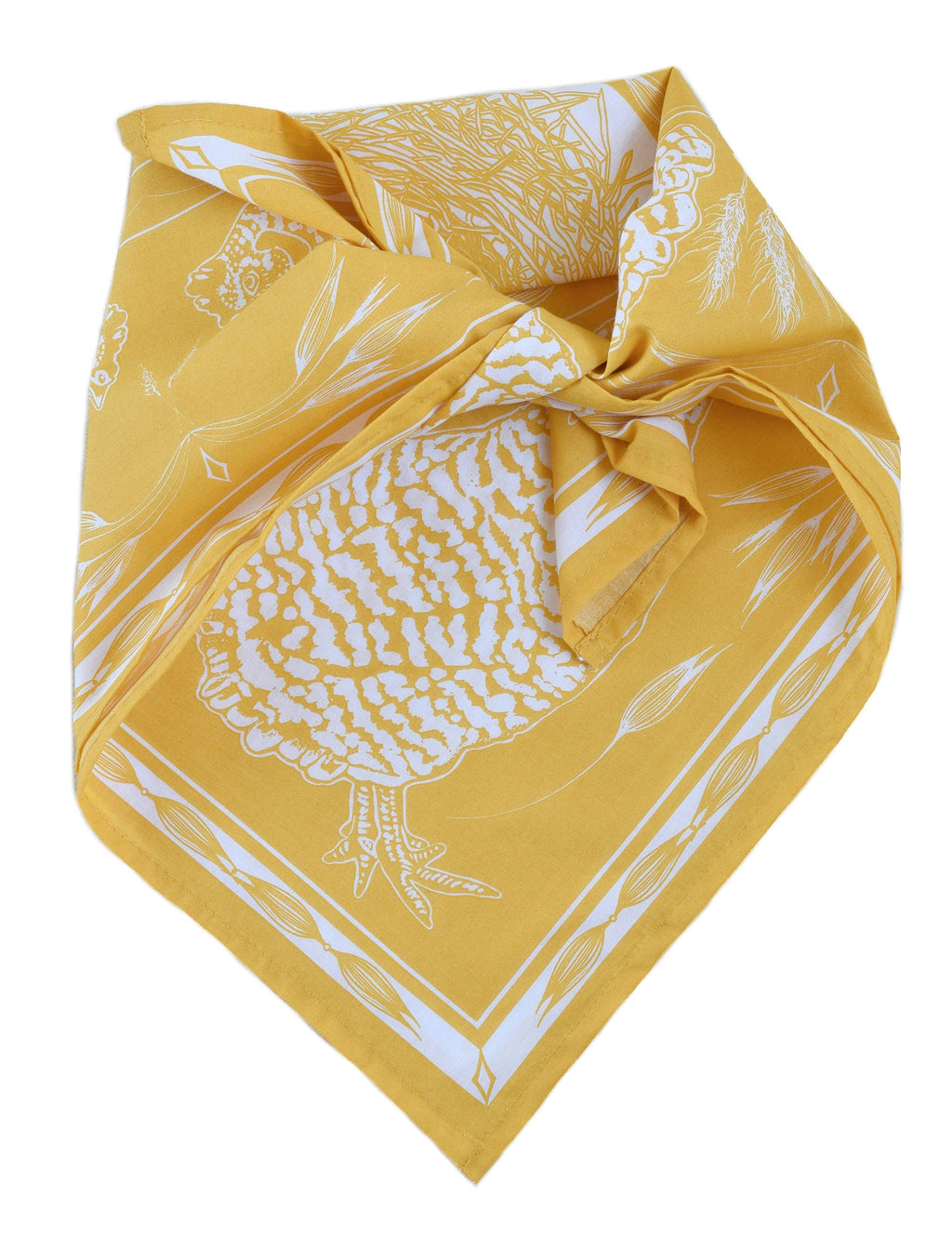 Chicken Bandana - 100% Cotton - Nautical Print - Hanky Ascot