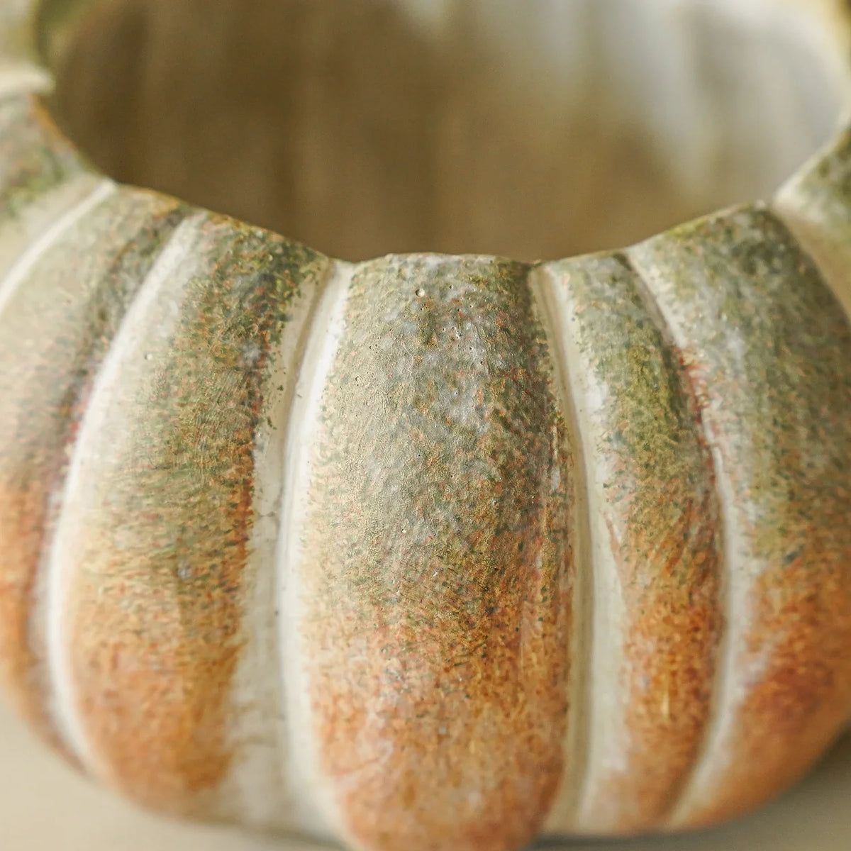 Fall Ombre Cement Pumpkin Planters | 3 Sizes