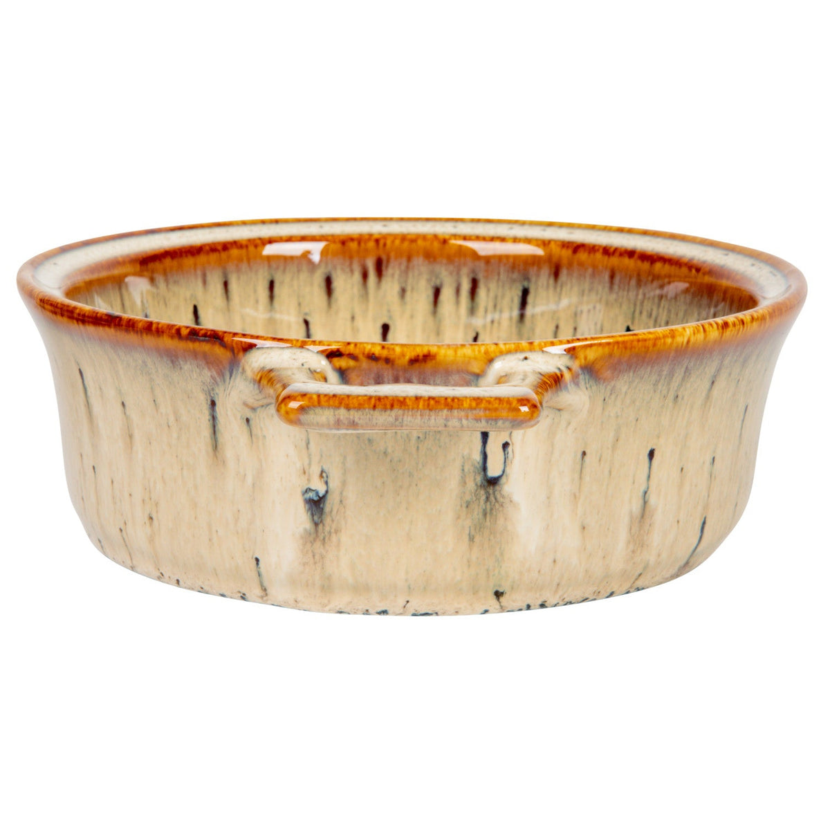 Ceramic Brie Baker with Bamboo Spreader