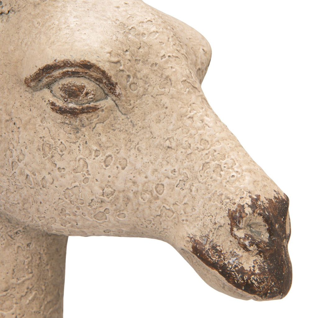 Distressed Giraffe Calf Sculpture