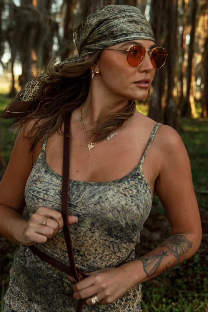 Tribe Kelley Silk Scarf - Brush