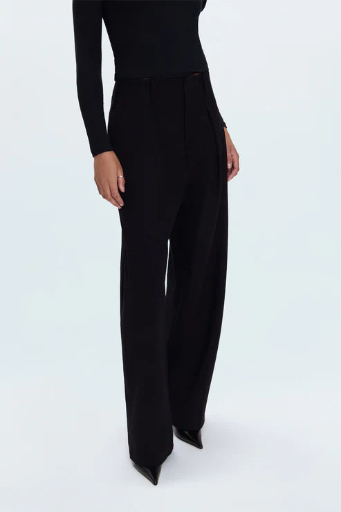 EDEN PLEATED PONTE TROUSER - NIGHT OUT