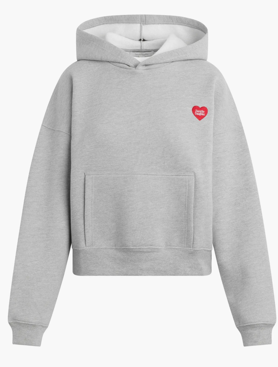 THE FAVORITE DAUGHTER HEART EMB HOODIE