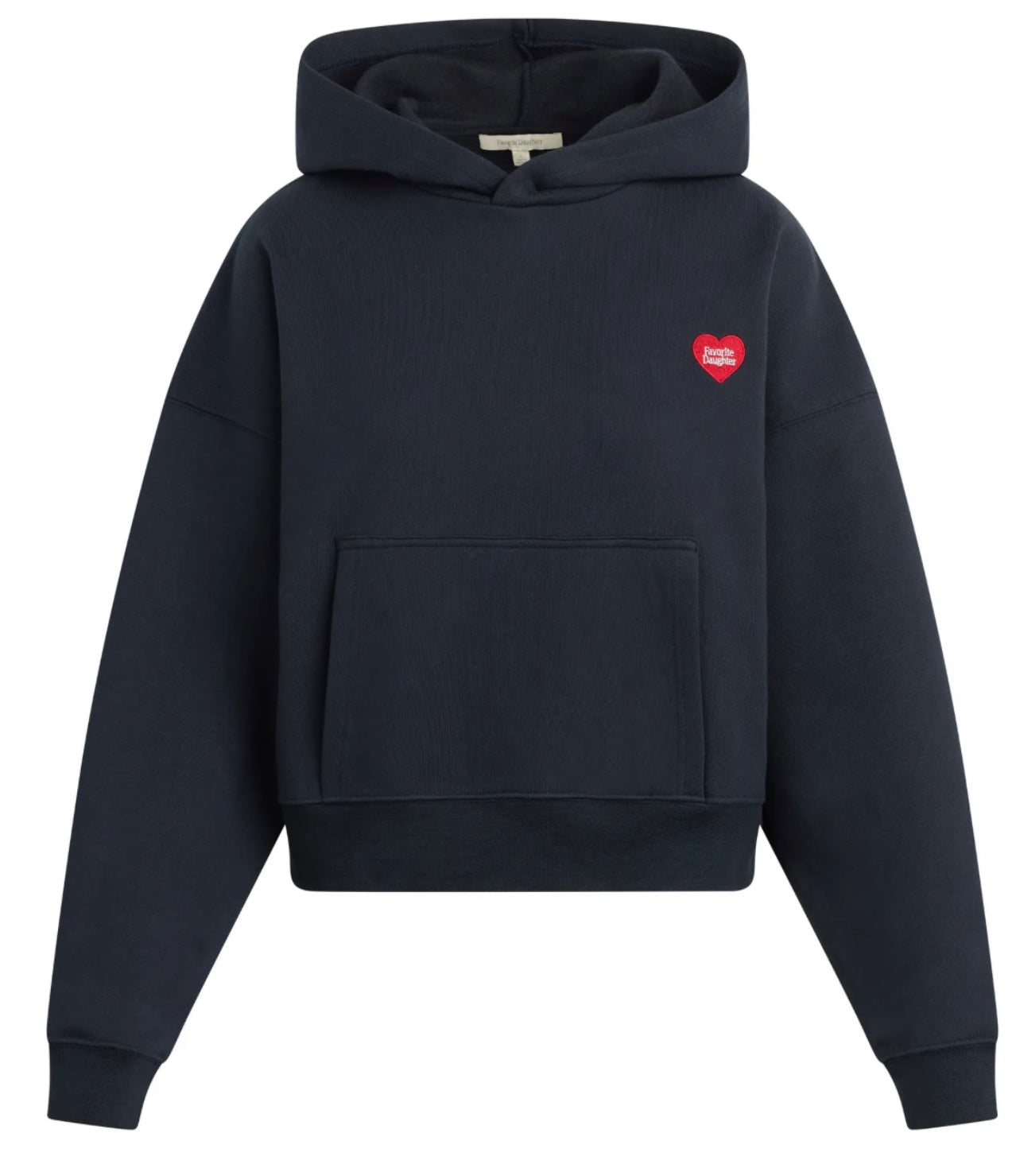 THE FAVORITE DAUGHTER HEART EMB HOODIE