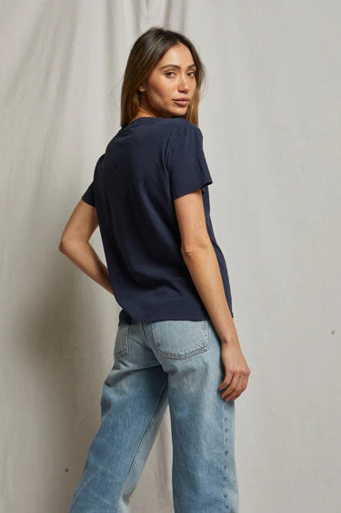 HARLEY cotton boxy crewneck tee