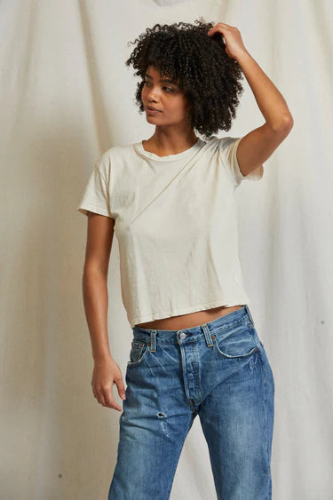 HARLEY cotton boxy crewneck tee